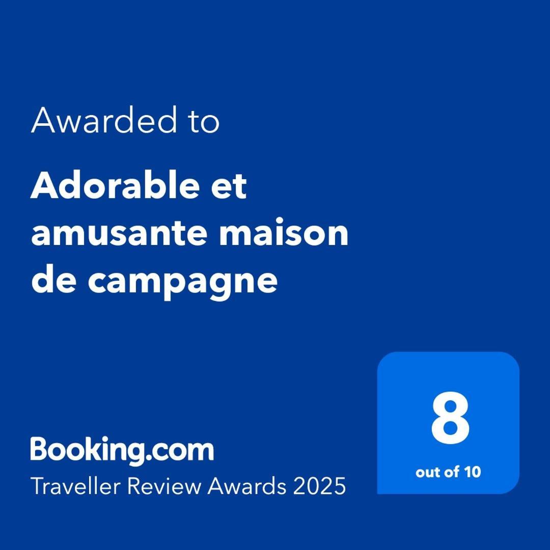 Adorable Et Amusante Maison De Campagne La Croix-sur-Ourcq ภายนอก รูปภาพ